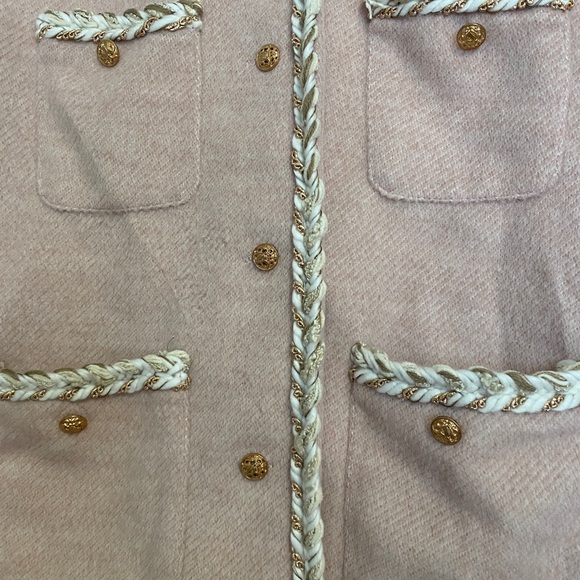 Mimi brand tweed wool designer cropped blazer new with tags - Picture 3 of 8